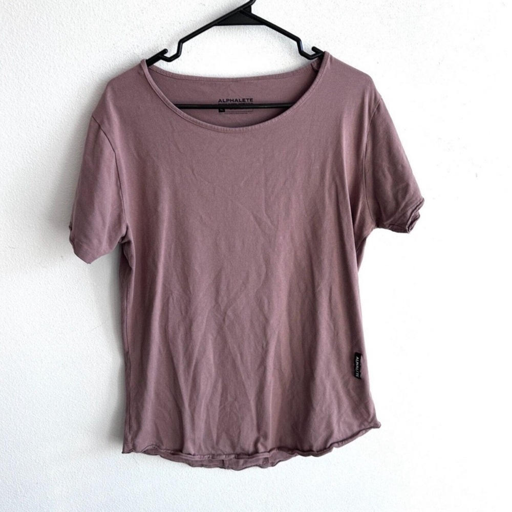 Alphalete Lifestyle Fit Men’s Scoop Neck T-Shirt (Large)